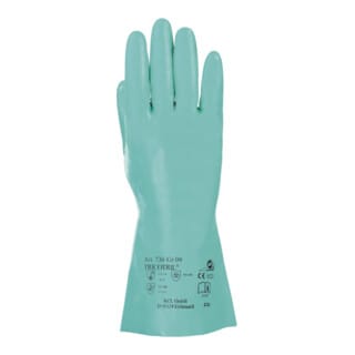 Handschuh Tricotril 736, L 300mm,Gr.8,grün