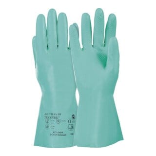 Handschuh Tricotril 736, L 300mm,Gr.9,grün