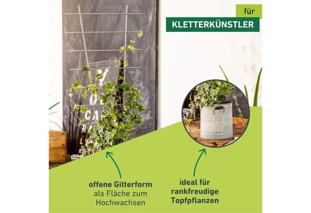 Blumenstütze Metall