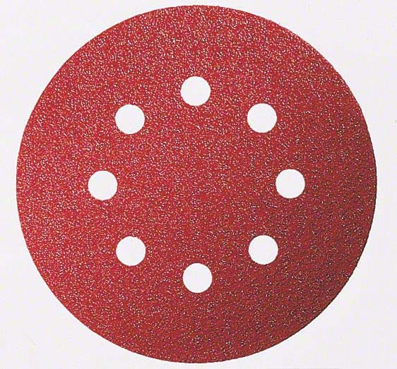 25 St. Schleifblätter 125mm Red Holz K60