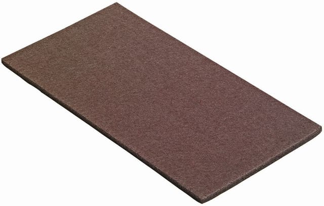 Filzzuschnitt selbstklebend, eckig, 200 x 100 x 4,5 mm, braun