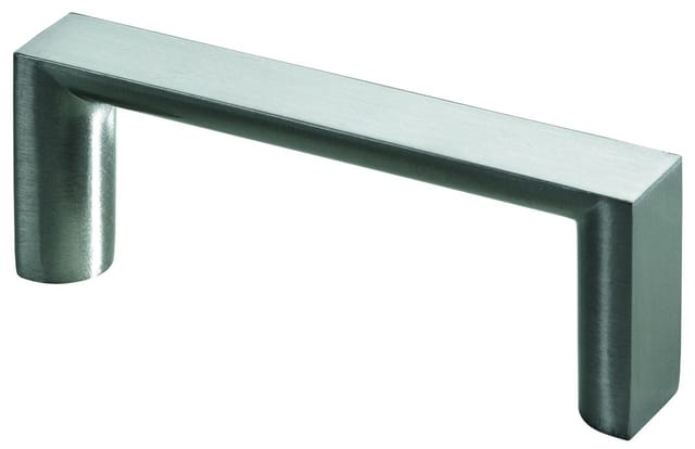 Möbelgriff, 64 mm, 72,5 x 12 x 26,5 mm, Zinkdruckguss, Edelstahl Optik