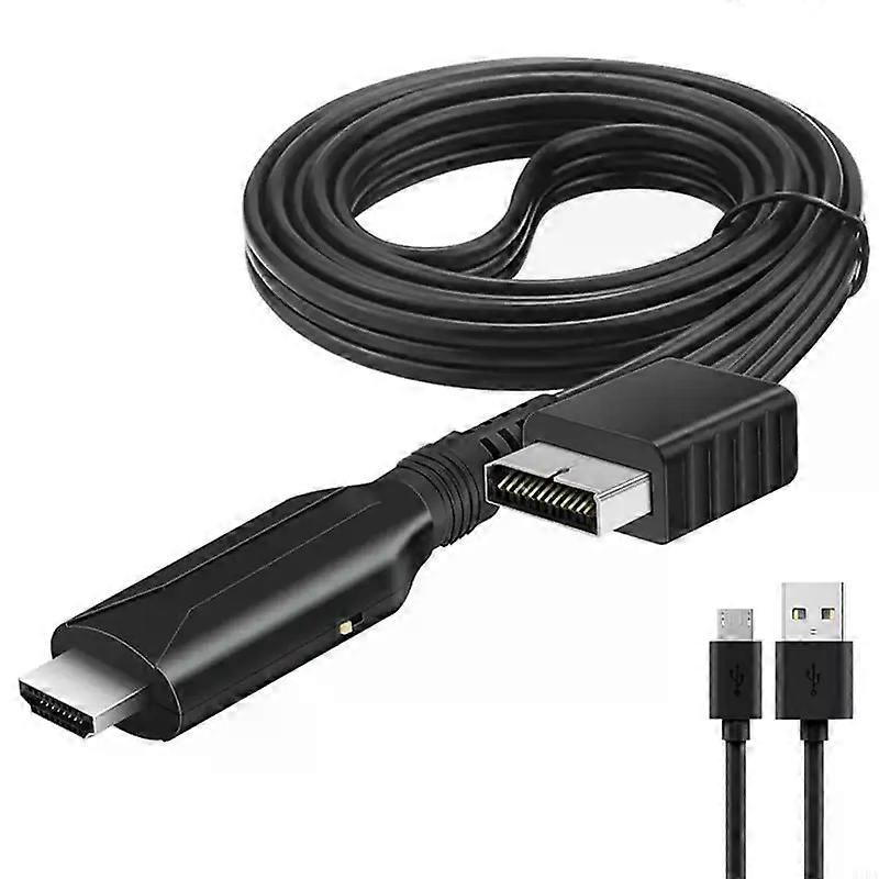 Mini-größe Für Ps1 / Hdmi-kompatibler Konverter, 100 Cm Länge, Adapter, Volldigital, Hdmi-kompatibel, Jxlgv