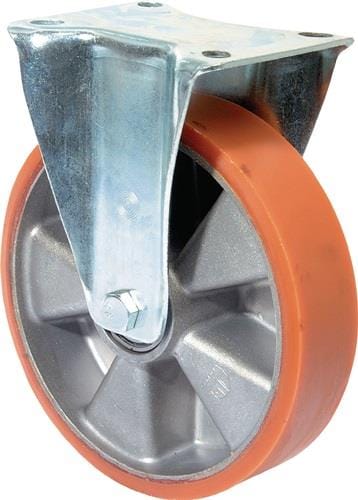 Bockrolle 100mm LB510.B90Platte,Polyure Guss,KL LB510.B90.100