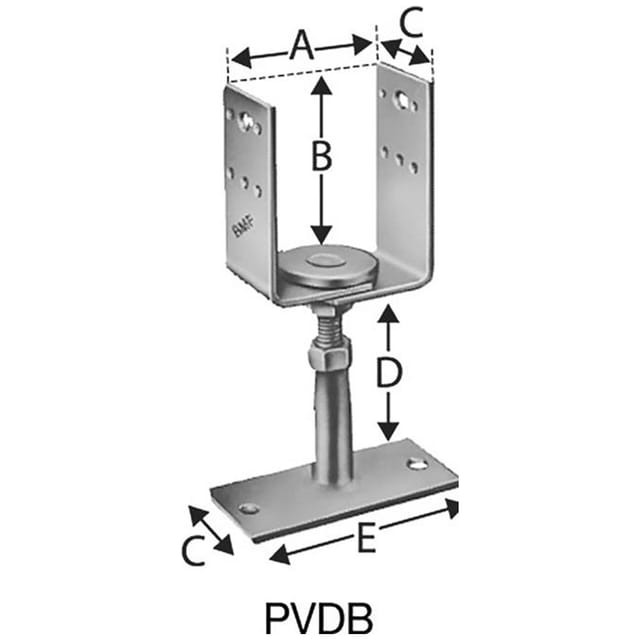 SST Stützenfuß PVDB120G