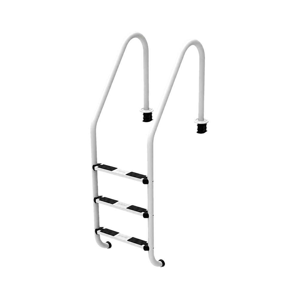 Escalera Astralpool Plascoat 3 Peldaños Blanca Para Piscinas Salinas – 76161
