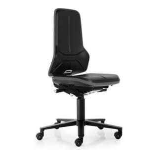 Basisstuhl ESD NEON 2 grau mit Rollen perman