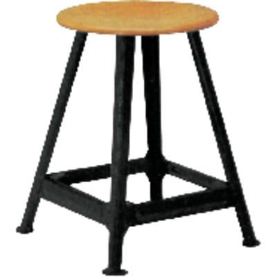 Bandstahl-Hocker 4 Beine, H500 mm RAL9005