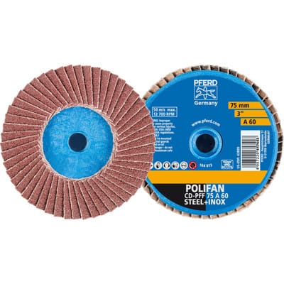 Mini-Polifan COMBIDISC 75mm K 60 Korund Pferd