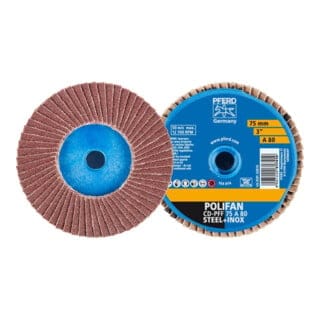 Mini-Polifan COMBIDISC 75mm K 80 Korund Pferd