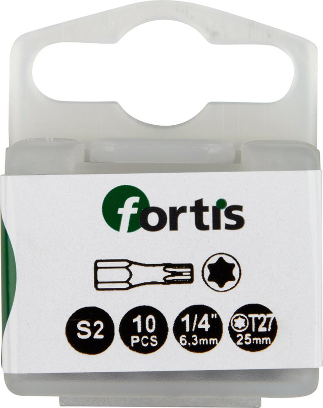 Bit-Set DIN3126C6,3 10 x T27x25mm Tors.FORTIS