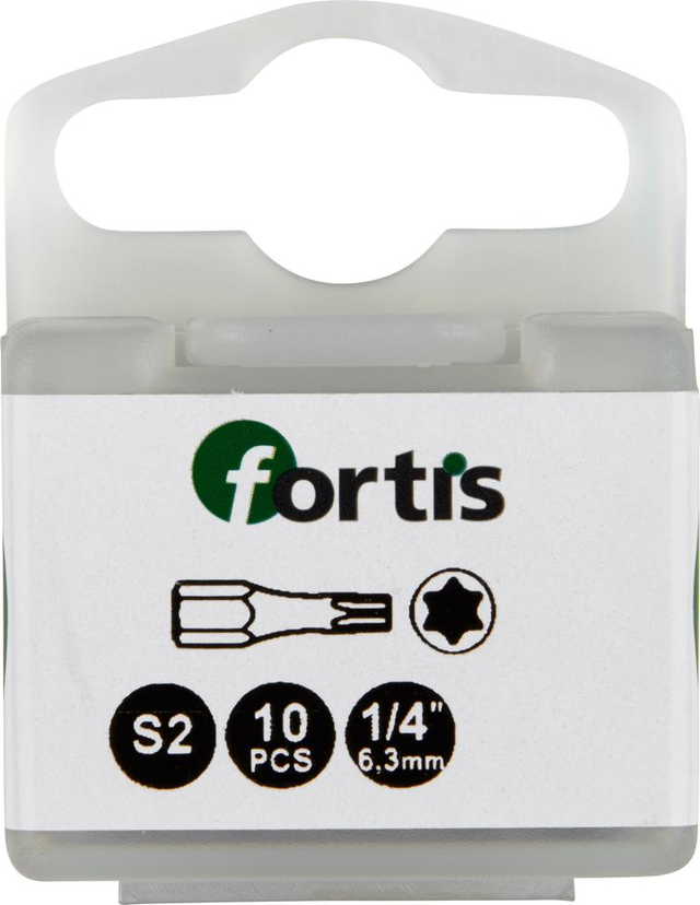 Bit-Set DIN3126C6,3 10 x T25x25mm Tors.FORTIS