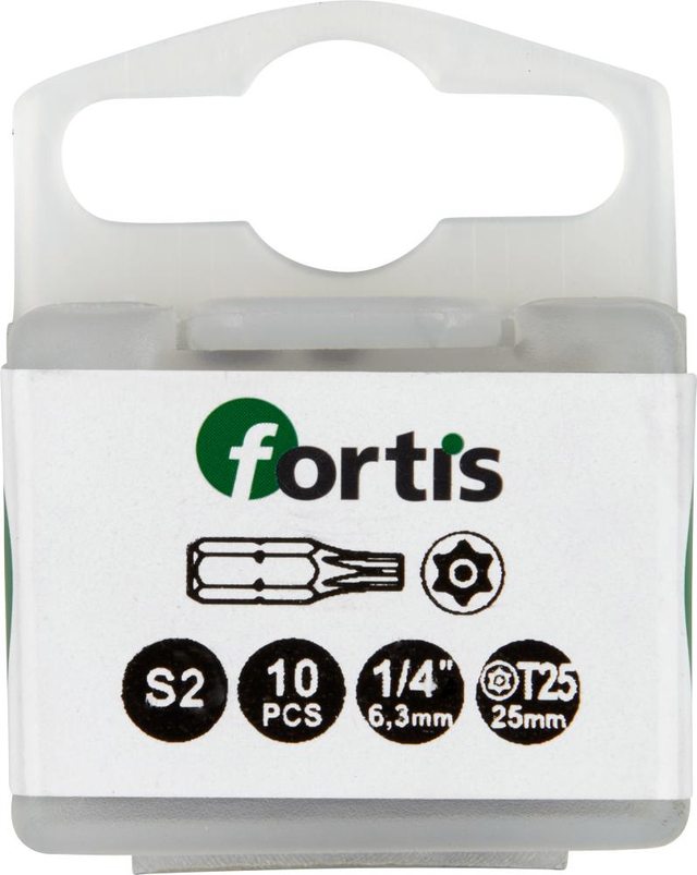 Bit-Set DIN3126C6,3 10 x T-BO25x25mm FORTIS
