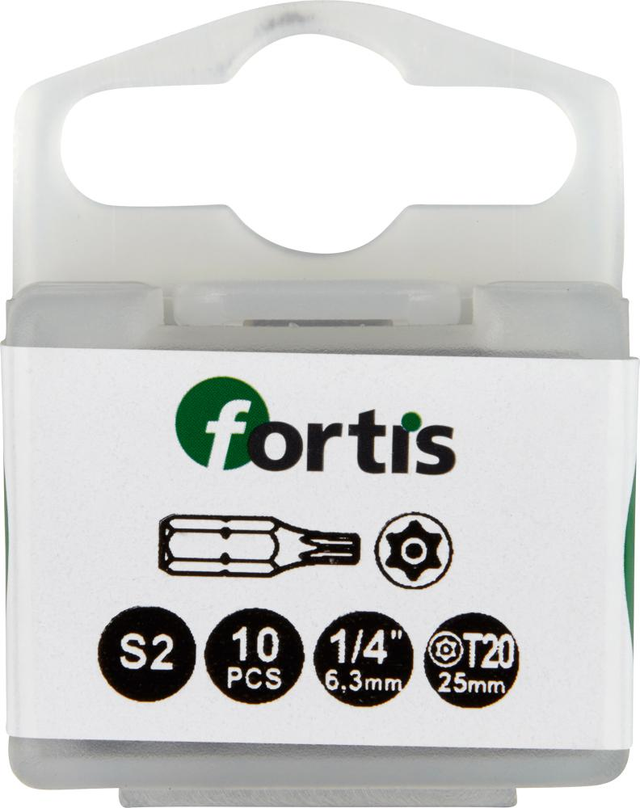 Bit-Set DIN3126C6,3 10 x T-BO20x25mm FORTIS