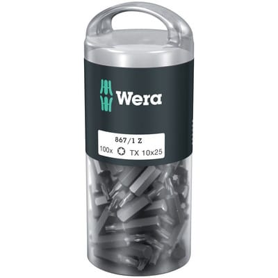 Bit 1/4" DIN3126E6,3 T10x25mm Pack zu 100Stück