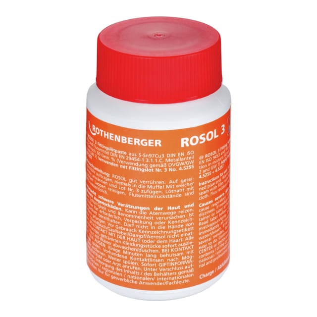 Weichlötpaste Rosol 3 250g Flasche Rothenberger