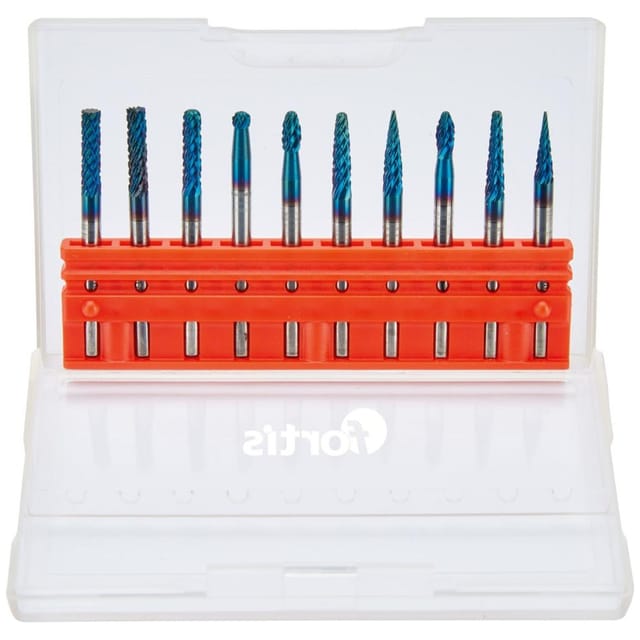 Kleinfrässt.-Satz HM 3mm 10-tlg beschichtet FORTIS
