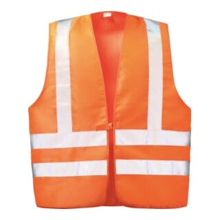 Warnweste Wilfried, Gr. L, Textil, orange