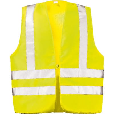 Warnweste Max, Gr. L, Textil, gelb