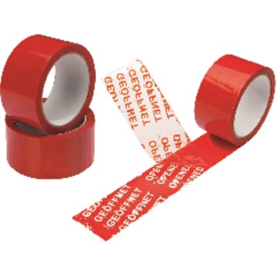 Sicherheitsklebeband rot, 50mm x 50m