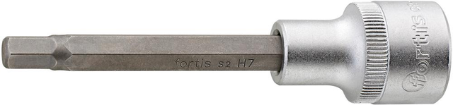 Schraubendr.-Einsatz 1/2" 7x100mm i6kt. FORTIS