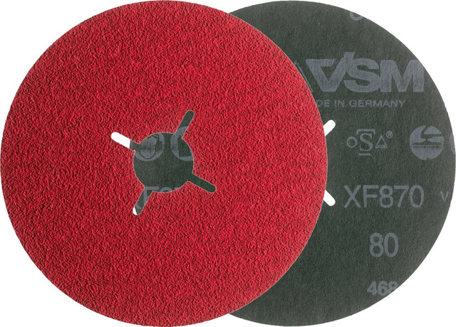 Fiberschleifscheibe Keramik 115mm K120 VSM