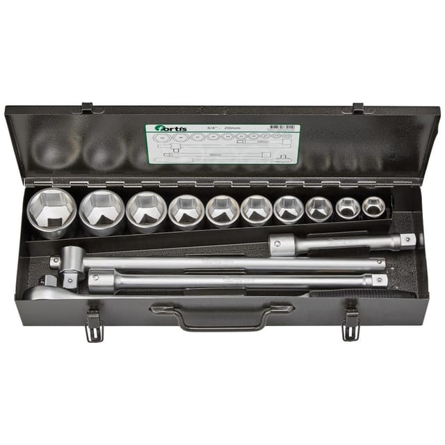 Steckschlüssel-Satz 3/4" 14-teilig FORTIS