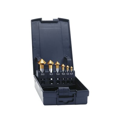 Kegelsenker-Set Advanced TiN Form C 90Grad 6,3-20,5mm EXACT