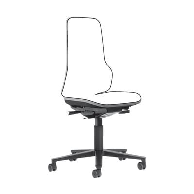 Basisstuhl NEON grau mit Rollen