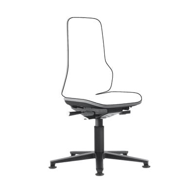 Basisstuhl NEON grau mit Gleiter