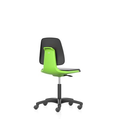 Stuhl Labsit 2 grün Integr.Schaum,m.Rollen