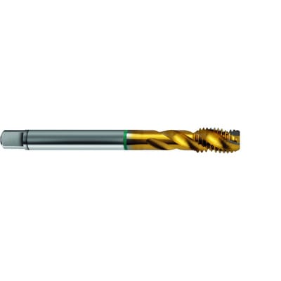 Maschinengewindebohrer DIN376 HSSE TiN Form C M12 GÜHRING