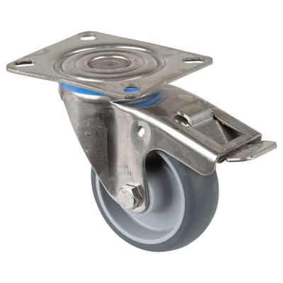 Lenkrolle 80mm H120.B43 Platt.Thermopl,ER,GL,FestH120.B43.080