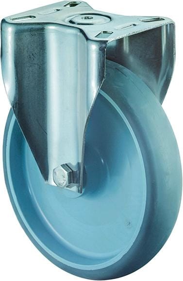 Bockrolle 150mm H110.B43 Platte,Thermopl,ER,GL, H110.B43.150