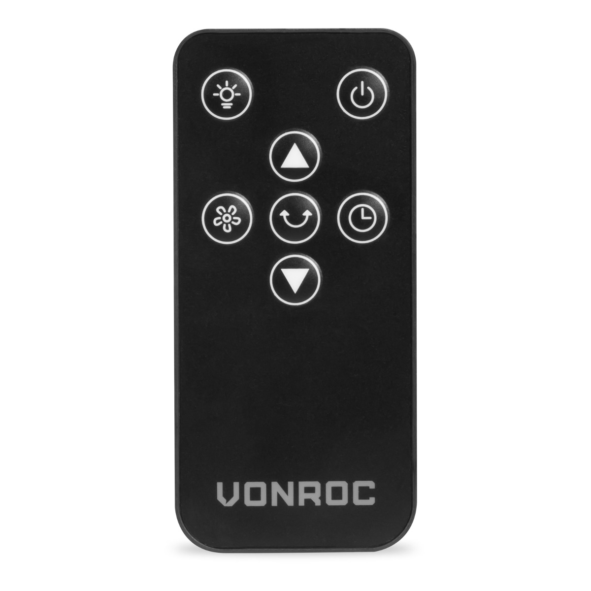 Vonroc - Fernbedienung Schwarz - Für Standventilatoren Af507ac Und Af508ac