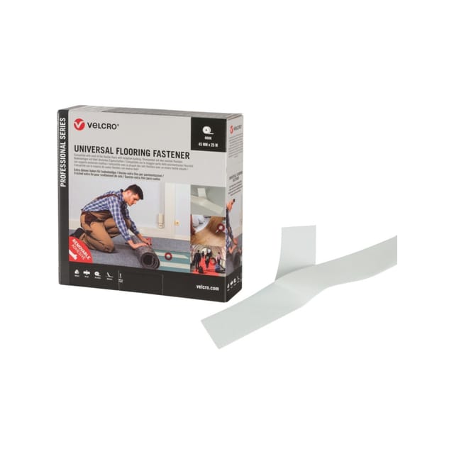 VELCRO Klettband Universal Flooring Fast. 45mm x 25m, grau
