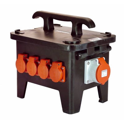 Baustellen-StromverteilerM1 400V aus Vollgummi