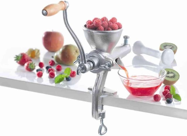 Frucht- und beerenpresse Stahlguß