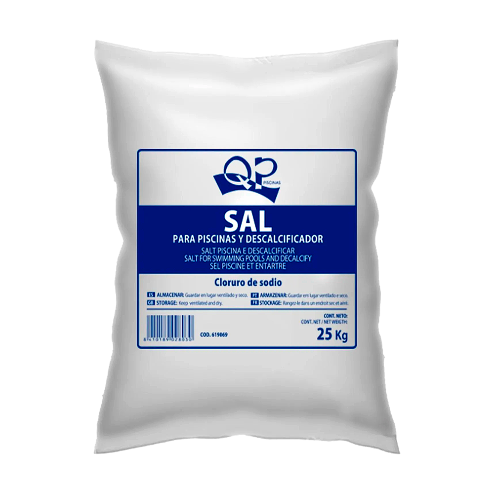 Saco Sal Para Piscina, 25 Kgs. Qp
