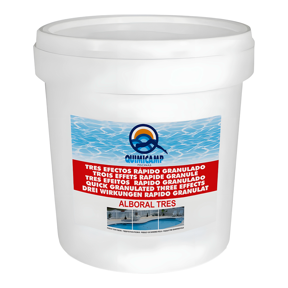 Alboral 3 Efectos Rápido Granulado 30 Kg – Cloro + Algicida + Floculante (quimicamp)
