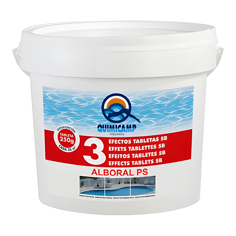 Alboral Ps 3 Efectos Tabletas Sb 13 Kg – Cloro Multifunción Piscinas (quimicamp)