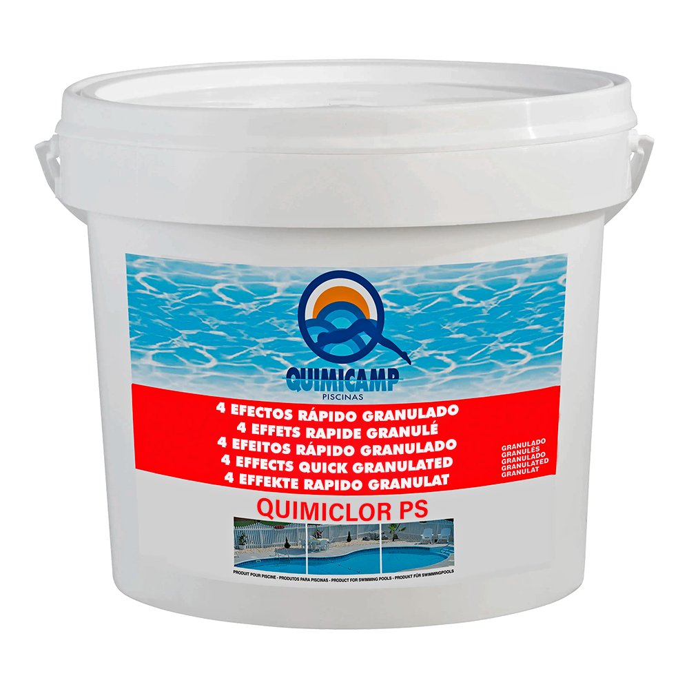 Quimiclor Ps 4 Efectos Rápido Granulado 5 Kg – Cloro Multifunción Piscina (quimicamp)
