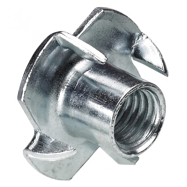 Stahl-Einschlagmutter mit Gewinde, M8, Ø11 / 22 mm, Stahl, verzinkt