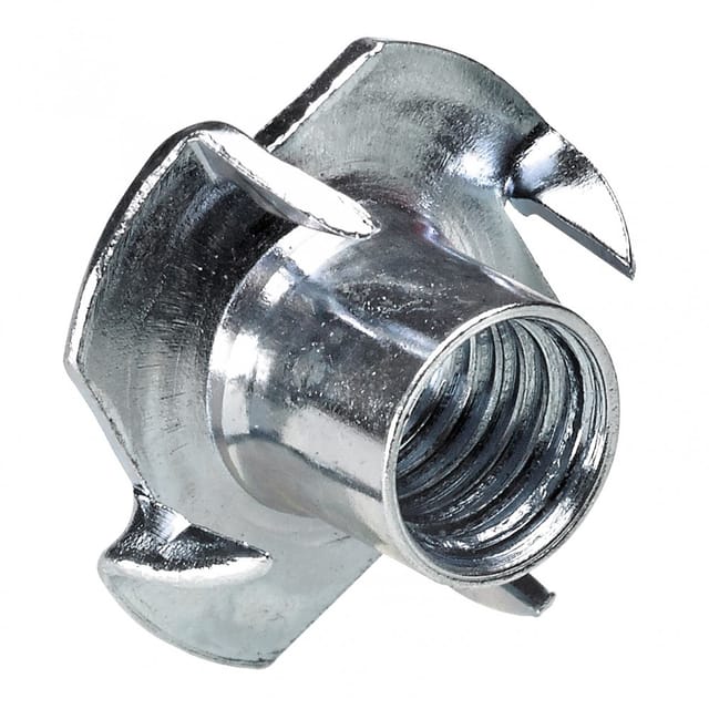 Stahl-Einschlagmutter mit Gewinde, M10, Ø12 / 25 mm, Stahl, verzinkt