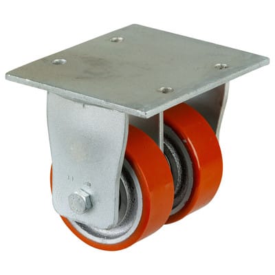 Dopp-Bockr.100mm S110.C10Platte,Polyure Guss,KL S110.C10.100