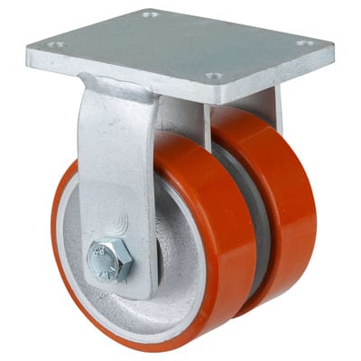 Dopp-Bockr.150mm S110.C10Platte,Polyure Guss,KL S110.C10.150