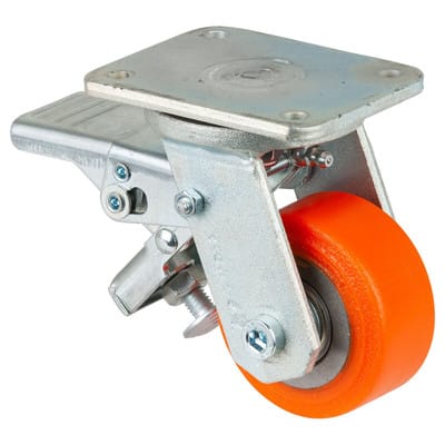 Lenkrolle 80mm RR120.B15 Platte,Polyure Guss,KL RR120.C10.080