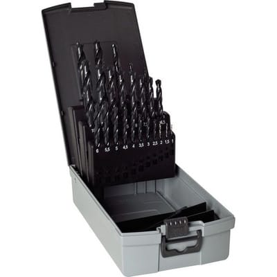 Spiralbohrer-Set DIN338 HSS geschliffen Typ N 1-10mm GÜHRING
