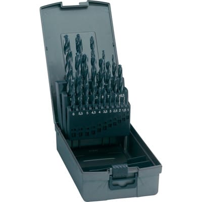 Spiralbohrer-Set DIN338 HSS geschliffen Typ N 1-13mm GÜHRING