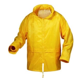 Regenjacke Nylon/Vinyl, Gr. M, gelb